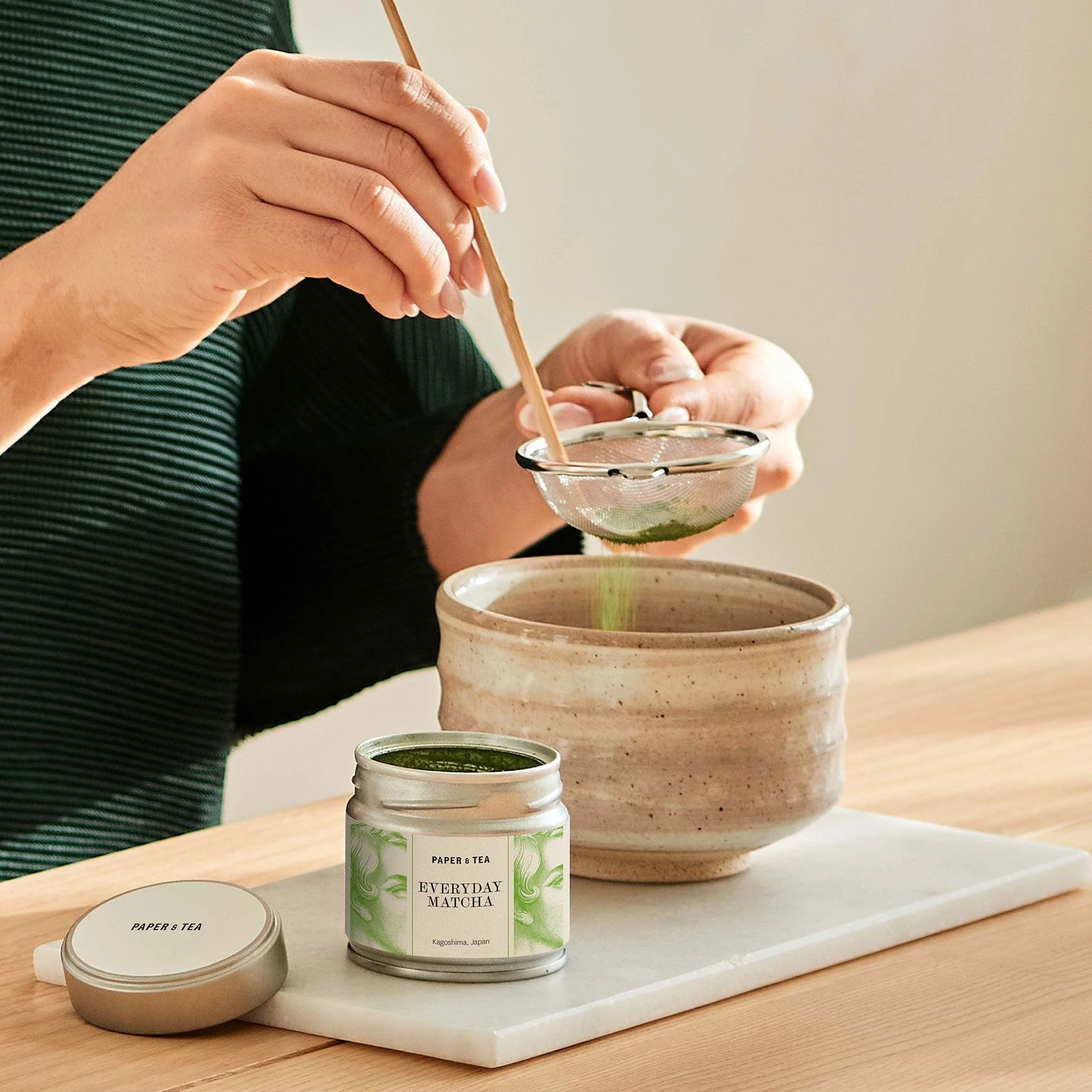 Matcha Löffel Chashaku blonde - Image 2
