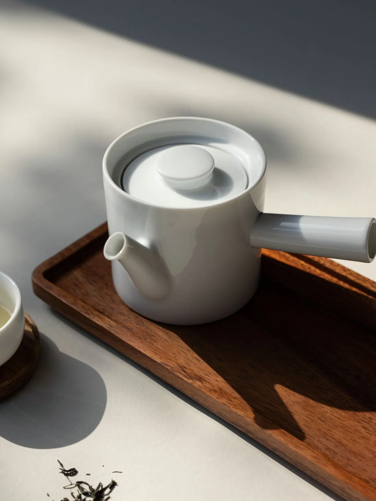 Teekanne mit Sieb Kyusu white - Image 2