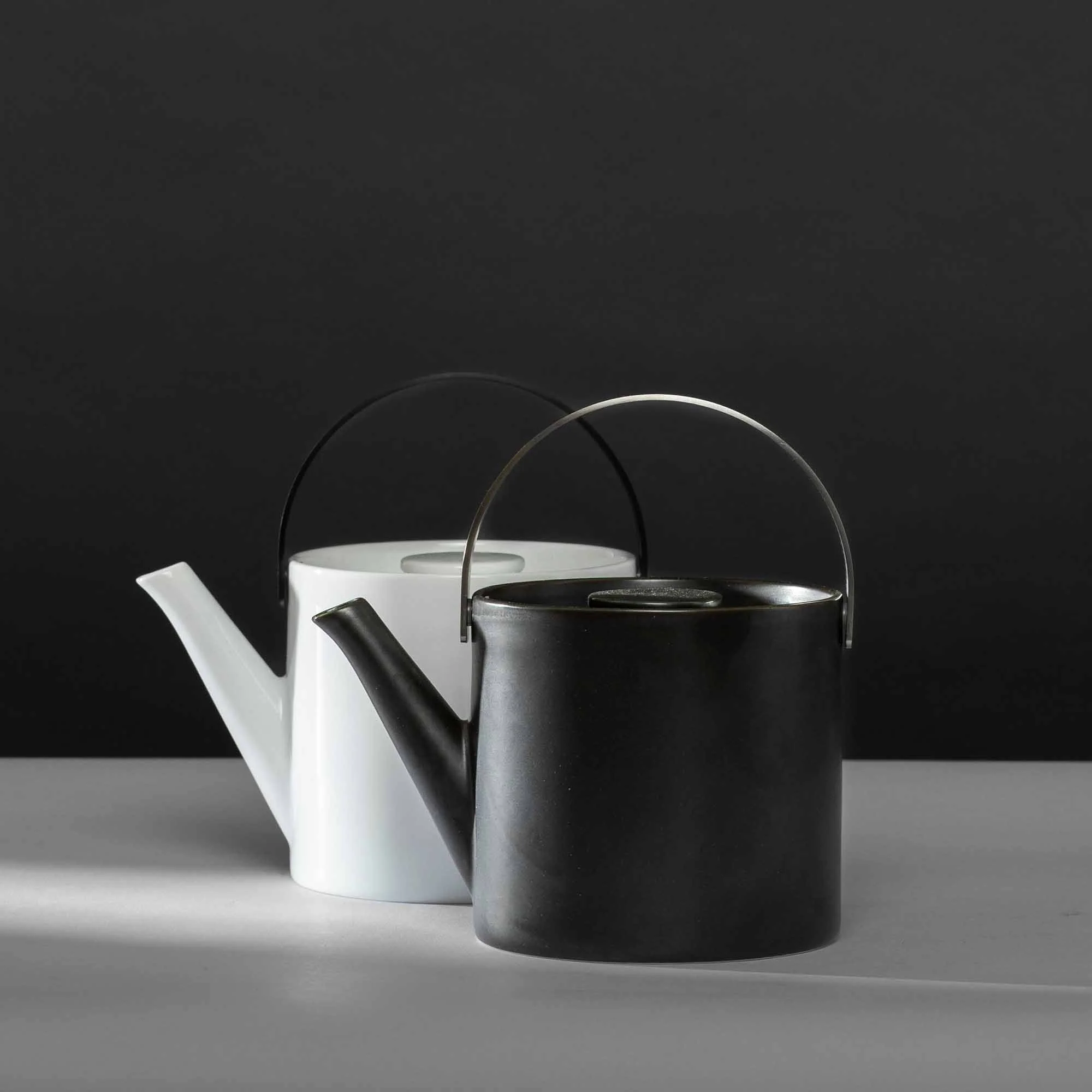 Teekanne mit Sieb Porcelain Teapot graphite - Image 4
