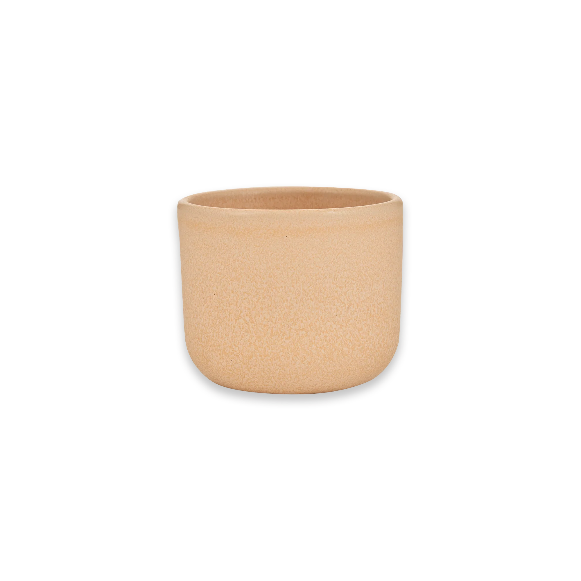 Teetasse handmade Stoneware Cup Apricot