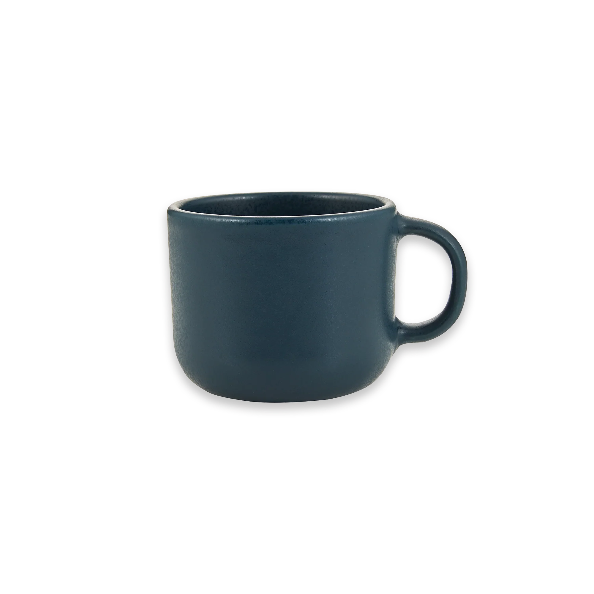 Teetasse handmade Stoneware Cup with Handle Dark Blue