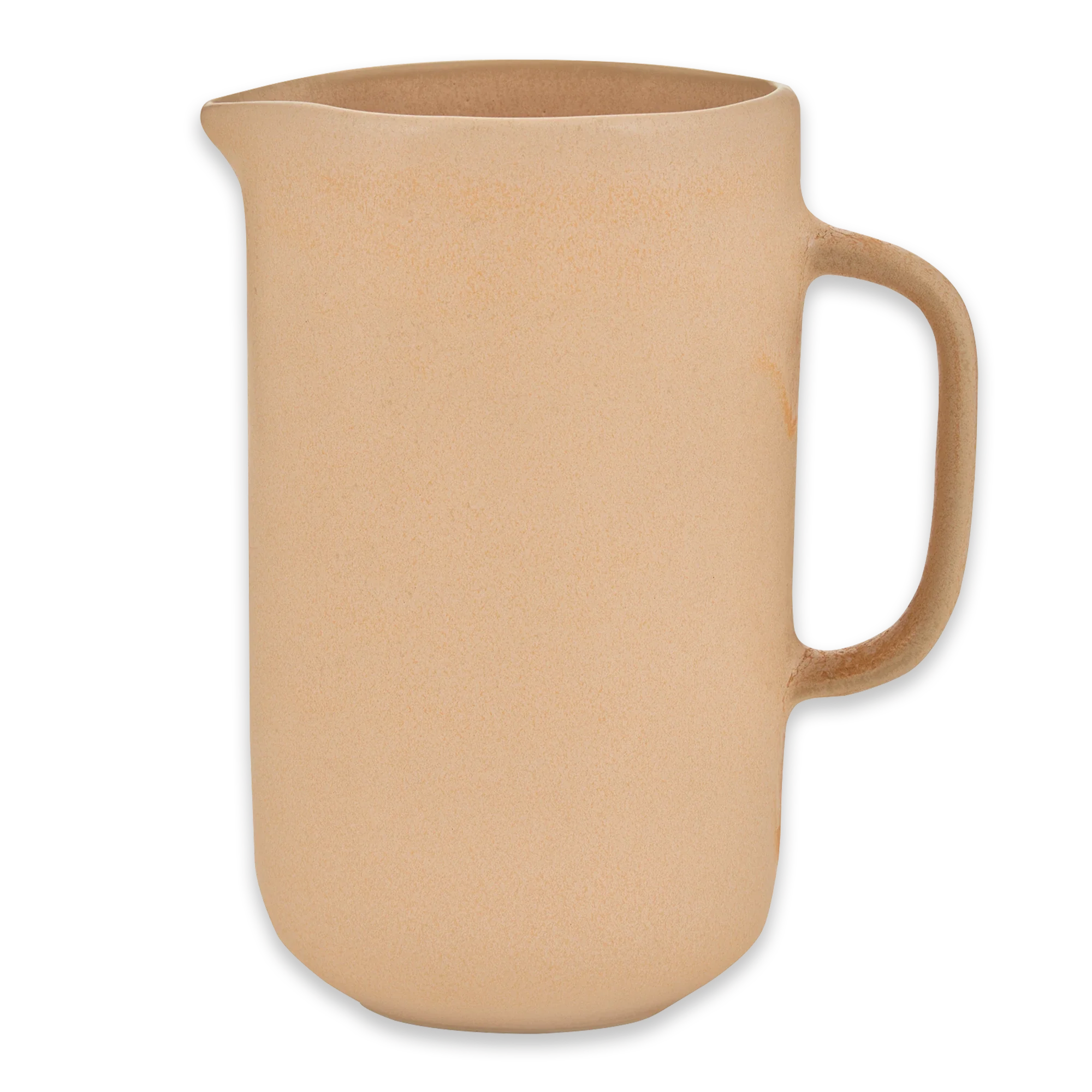 Pitcher handmade Stoneware Pitcher Apricot